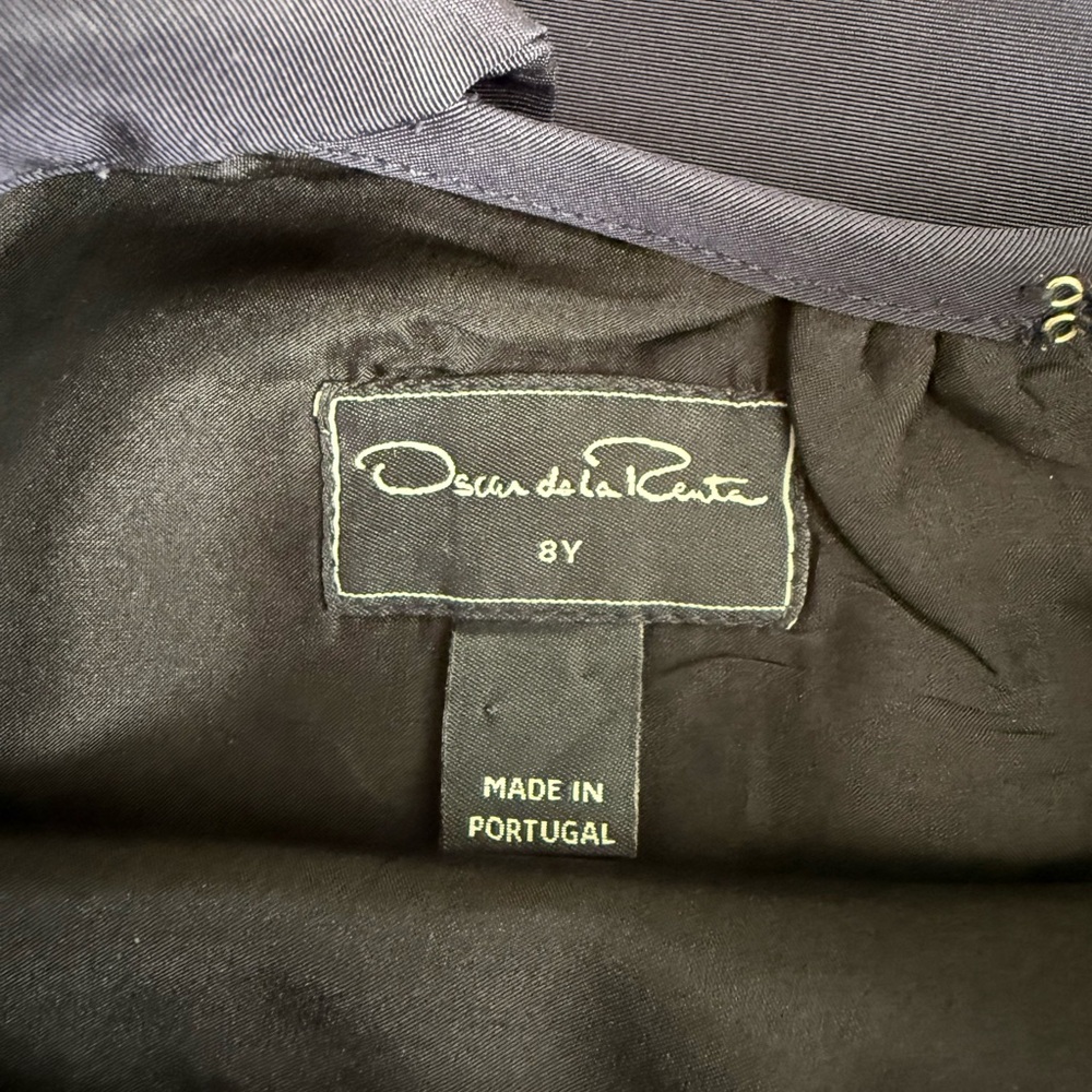 Oscar de la Renta Classic Blue Dress